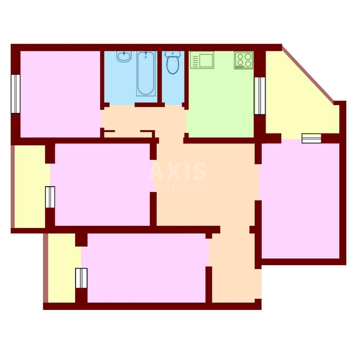 4к квартира ул. Ревуцкого 18А4048510