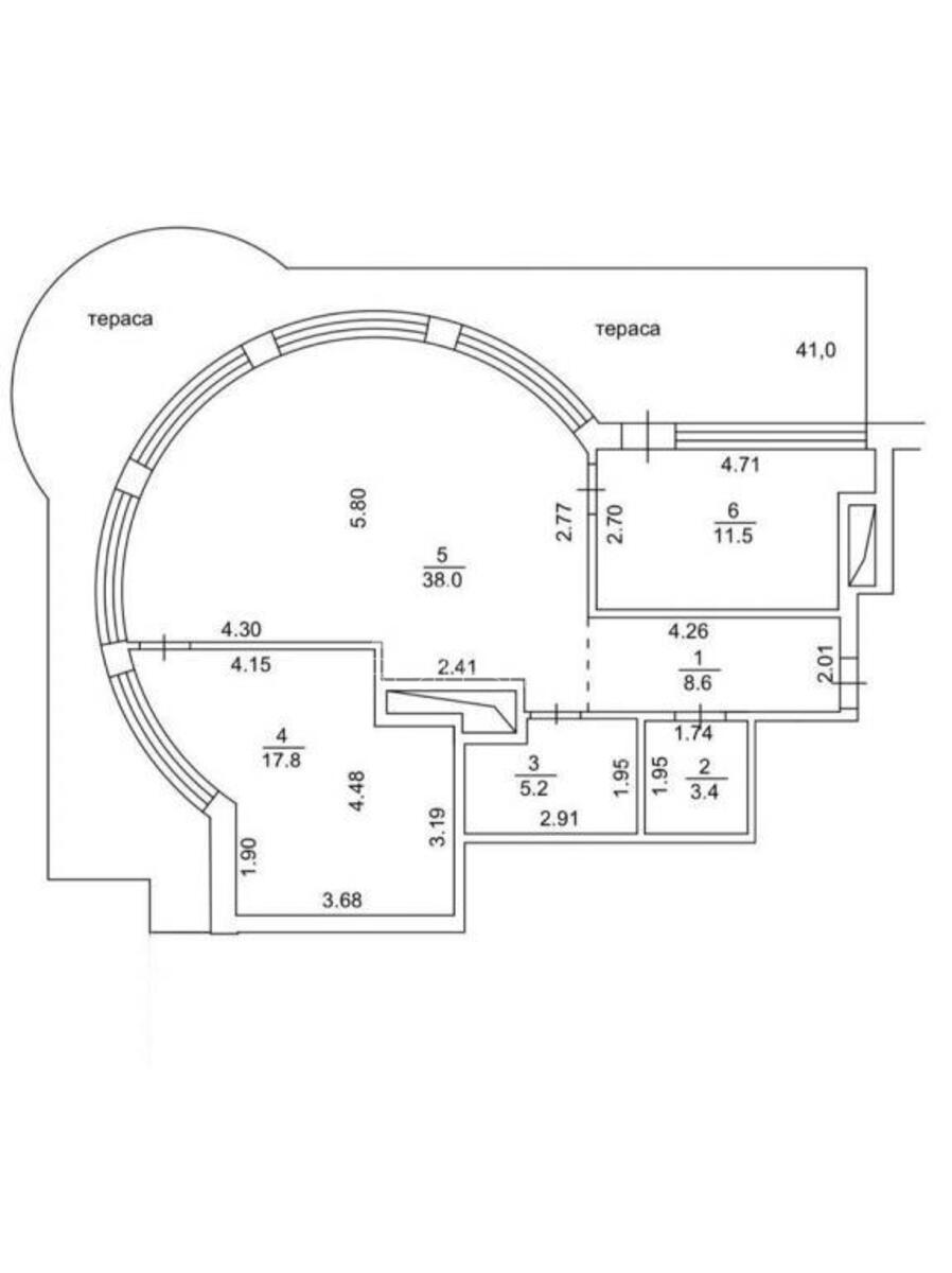 2k apartment vul. Kikvidze 19а0