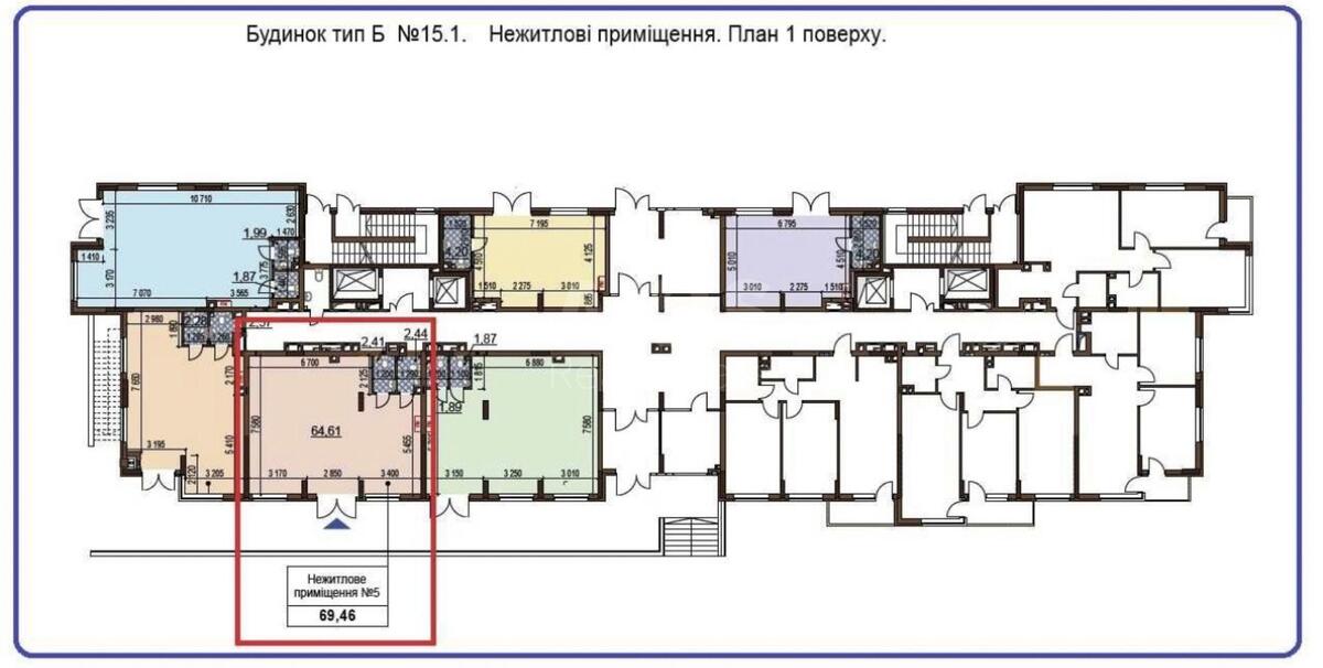 Объект сервиса ул. Грекова Генерала 4, 69м21