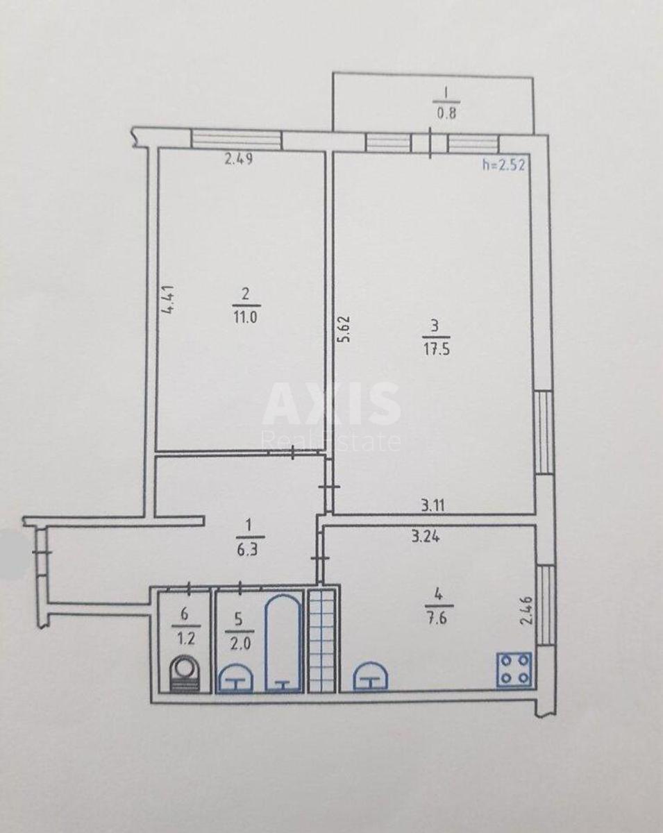 2к квартира ул. Гарматная 38410045