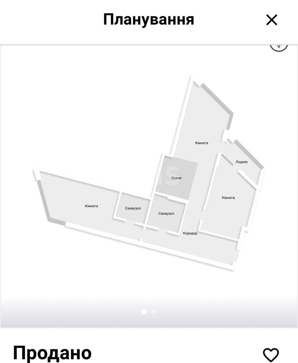 2k apartment vul. Zarichna 17