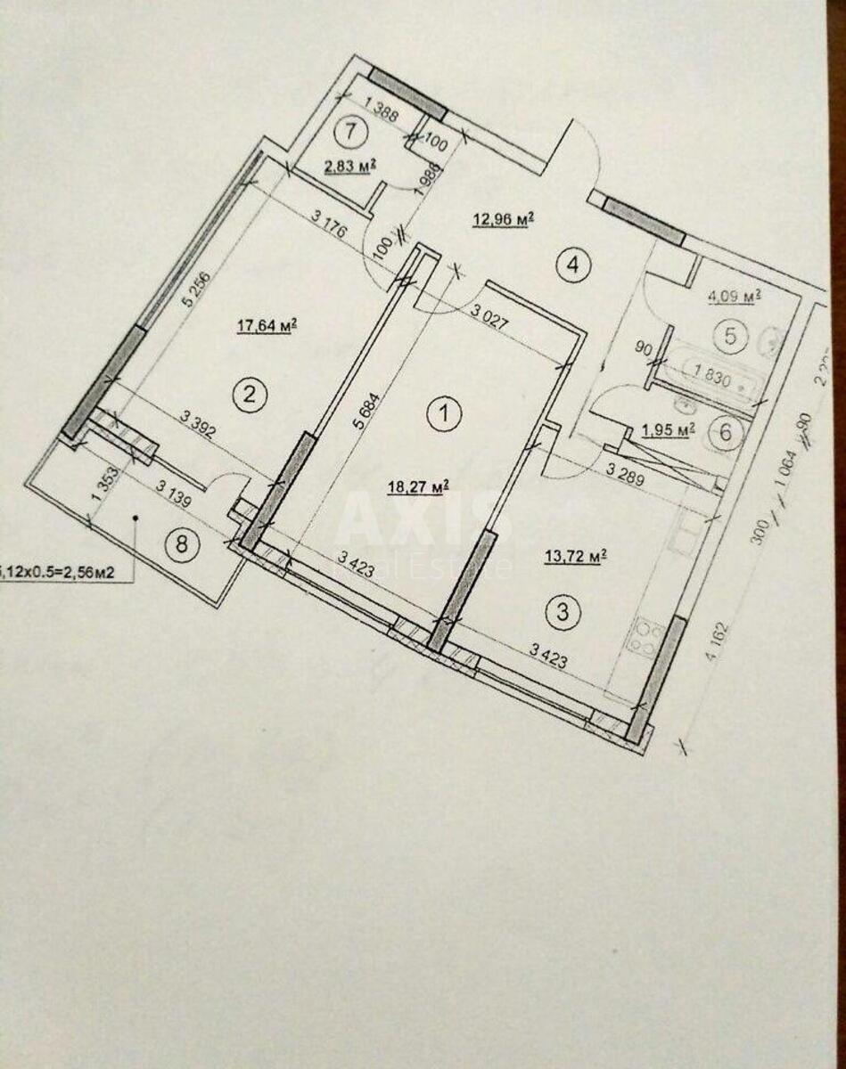3k apartment vul. Vasylya Tyutyunnyka 28А612719