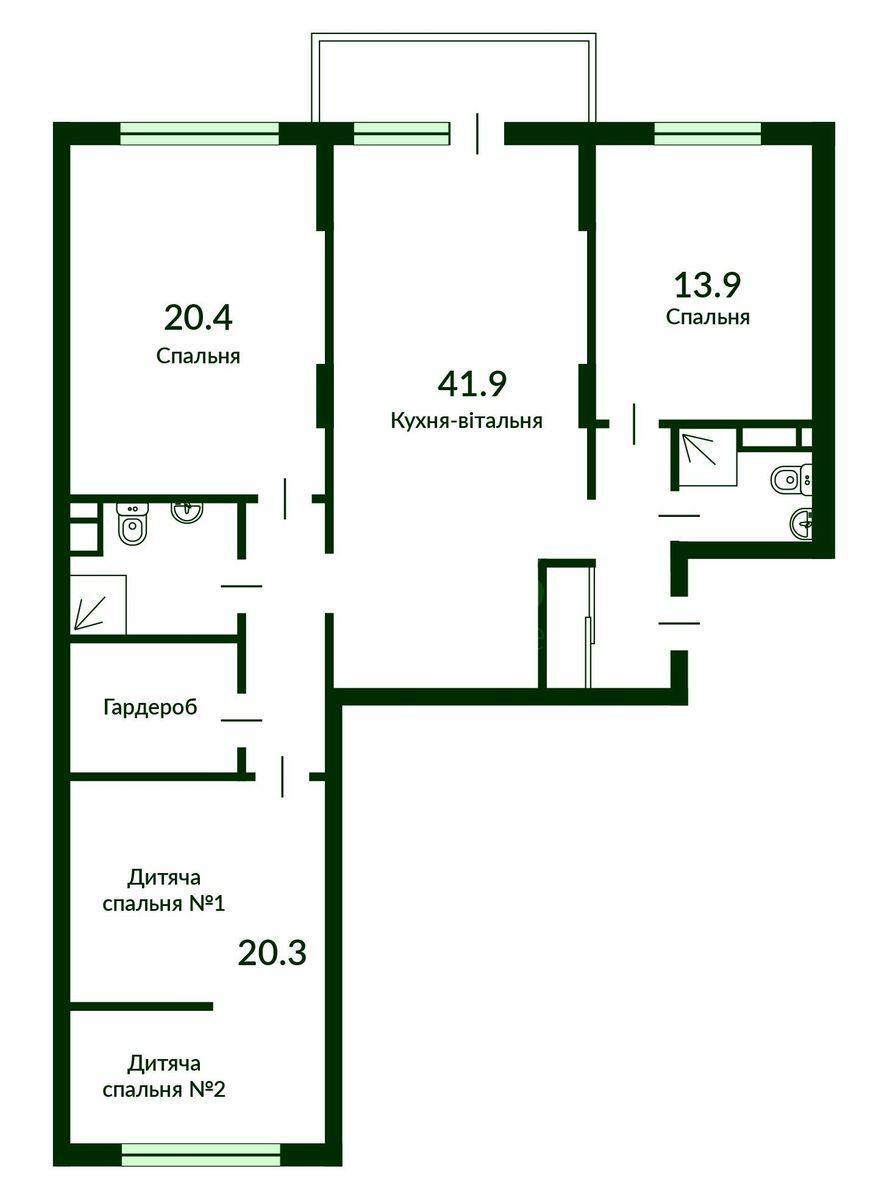 4k apartment vul. Yulia Zdanovska 46/15784212
