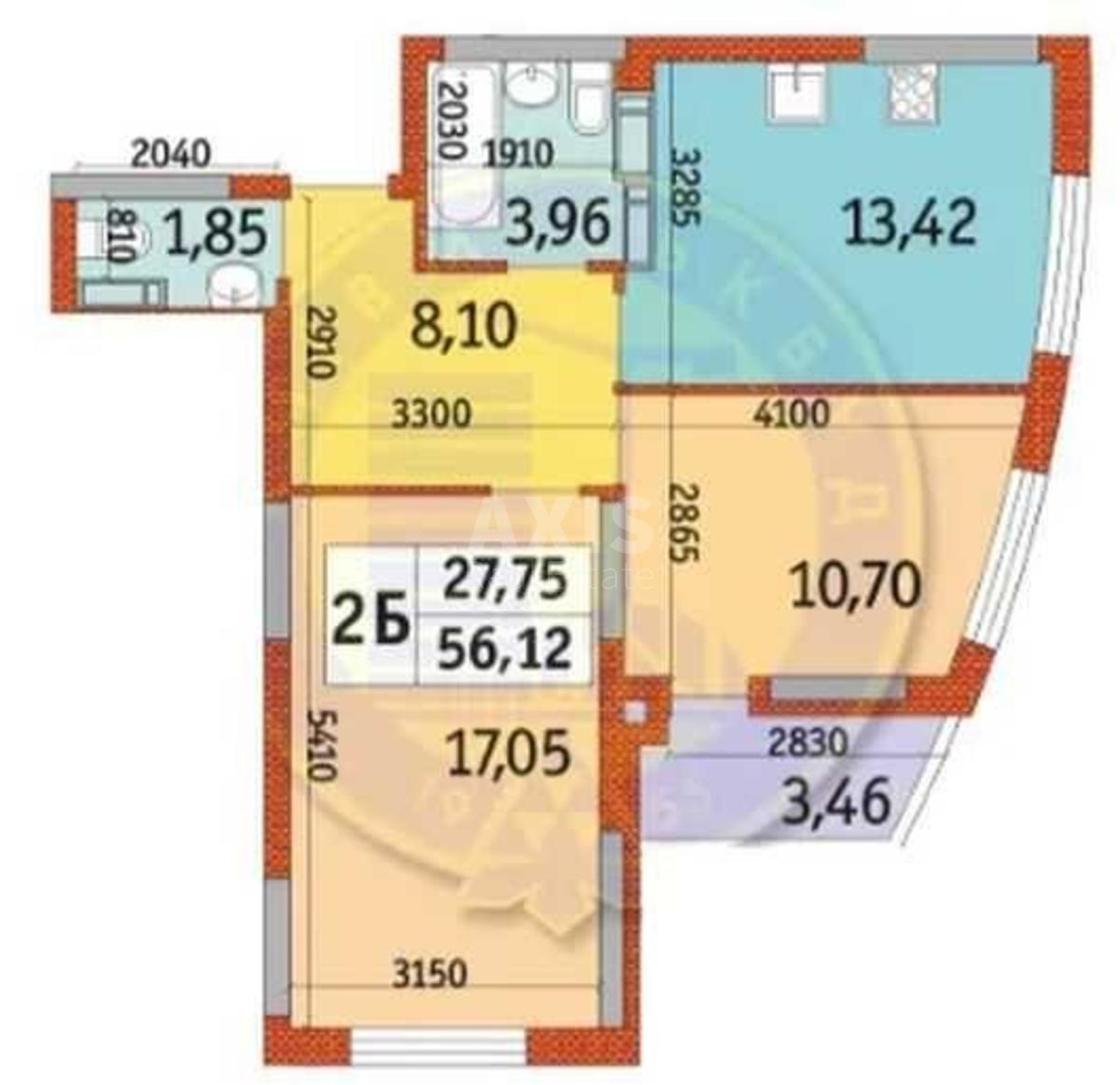 2k apartment vul. Kybal'chycha Mykoly 25