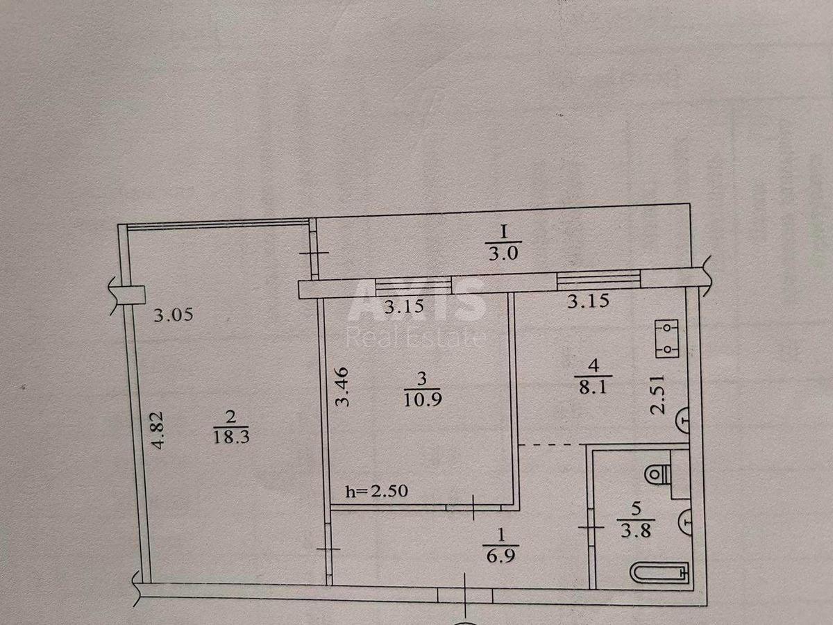 2k apartment vul. Zapádyns'ka 3А7