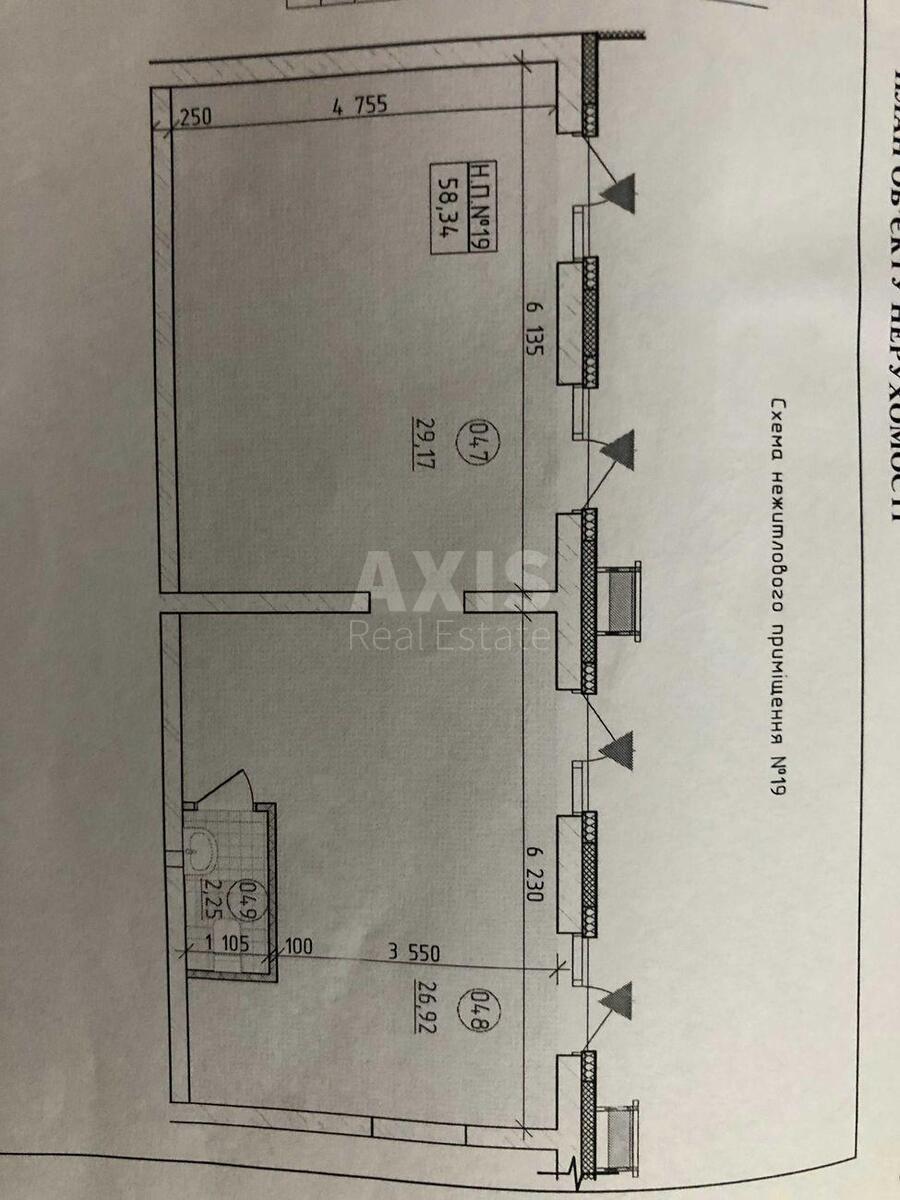 Trade object vul. Myhajla Maksymovycha 24, 60m2602981