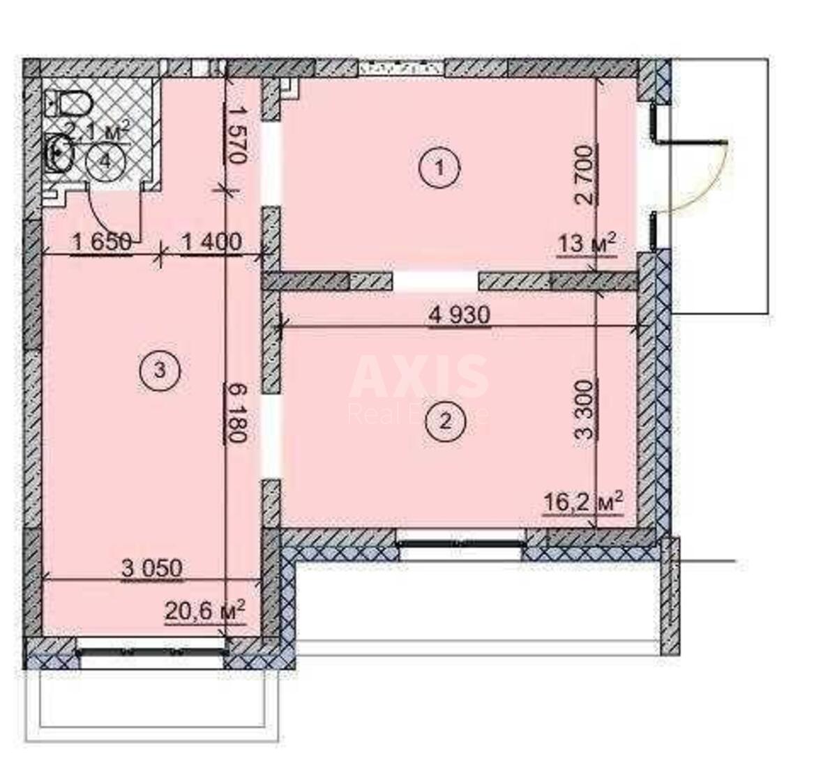 Office prov. Lysogirs'kyj 26, 53m2581749