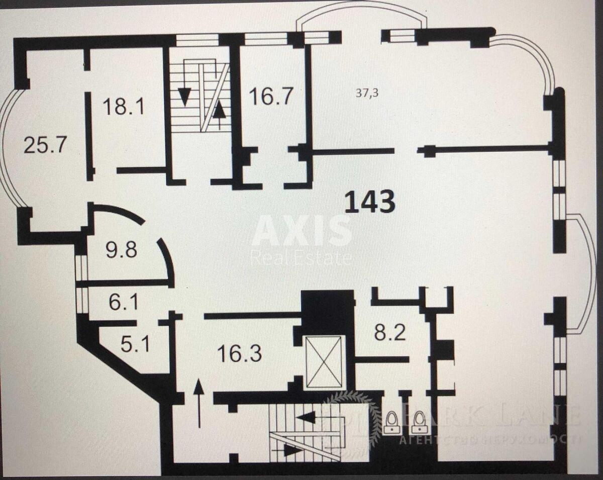 Office vul. Gonchara Olesja 57Б, 320m2543798