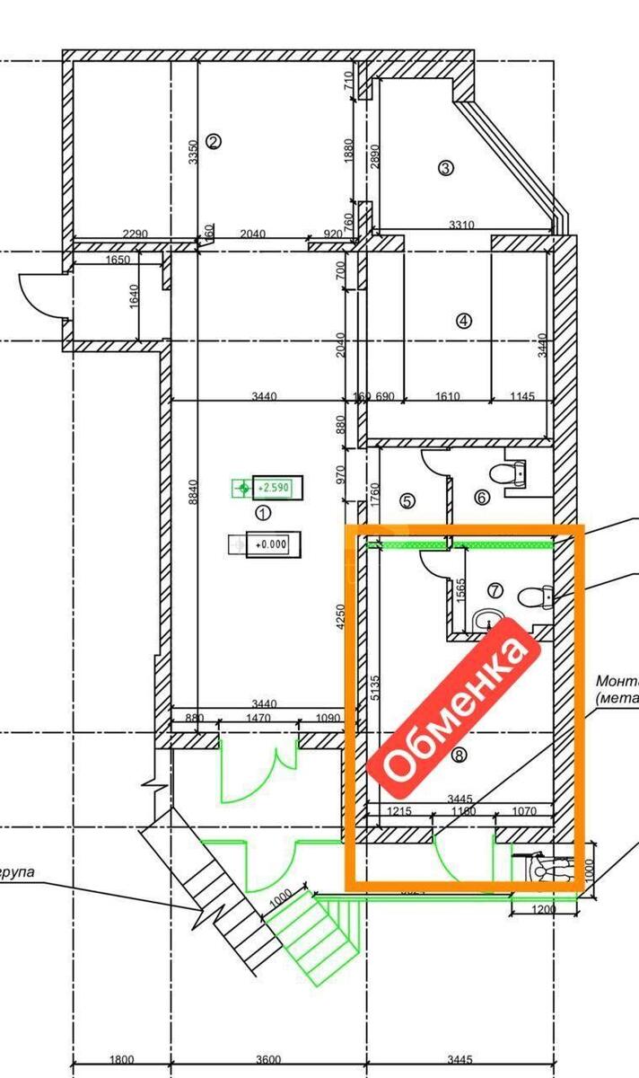 Trade object vul. Bal'zaka Onore de 55, 73m23