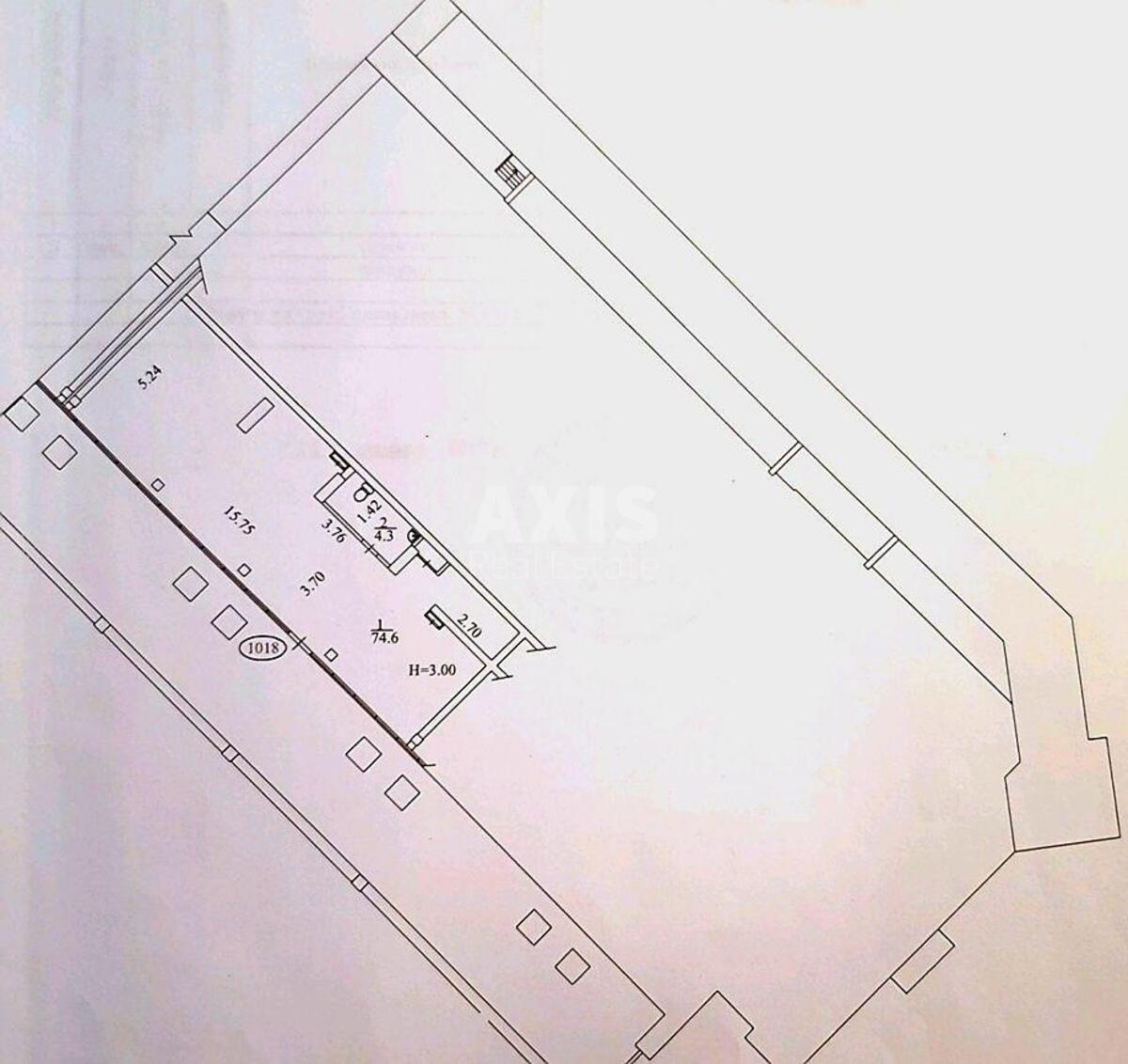 Trade object vul. Lypkivs'kogo Vasylja Mytropolyta 37Б, 79m23