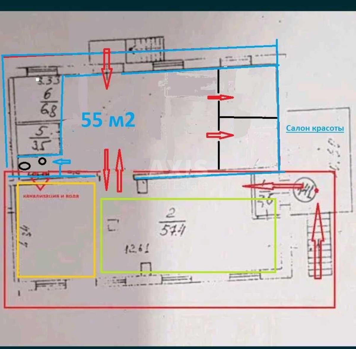 Объект торговли ул. Кубанской Украины 25/27, 60м2617147