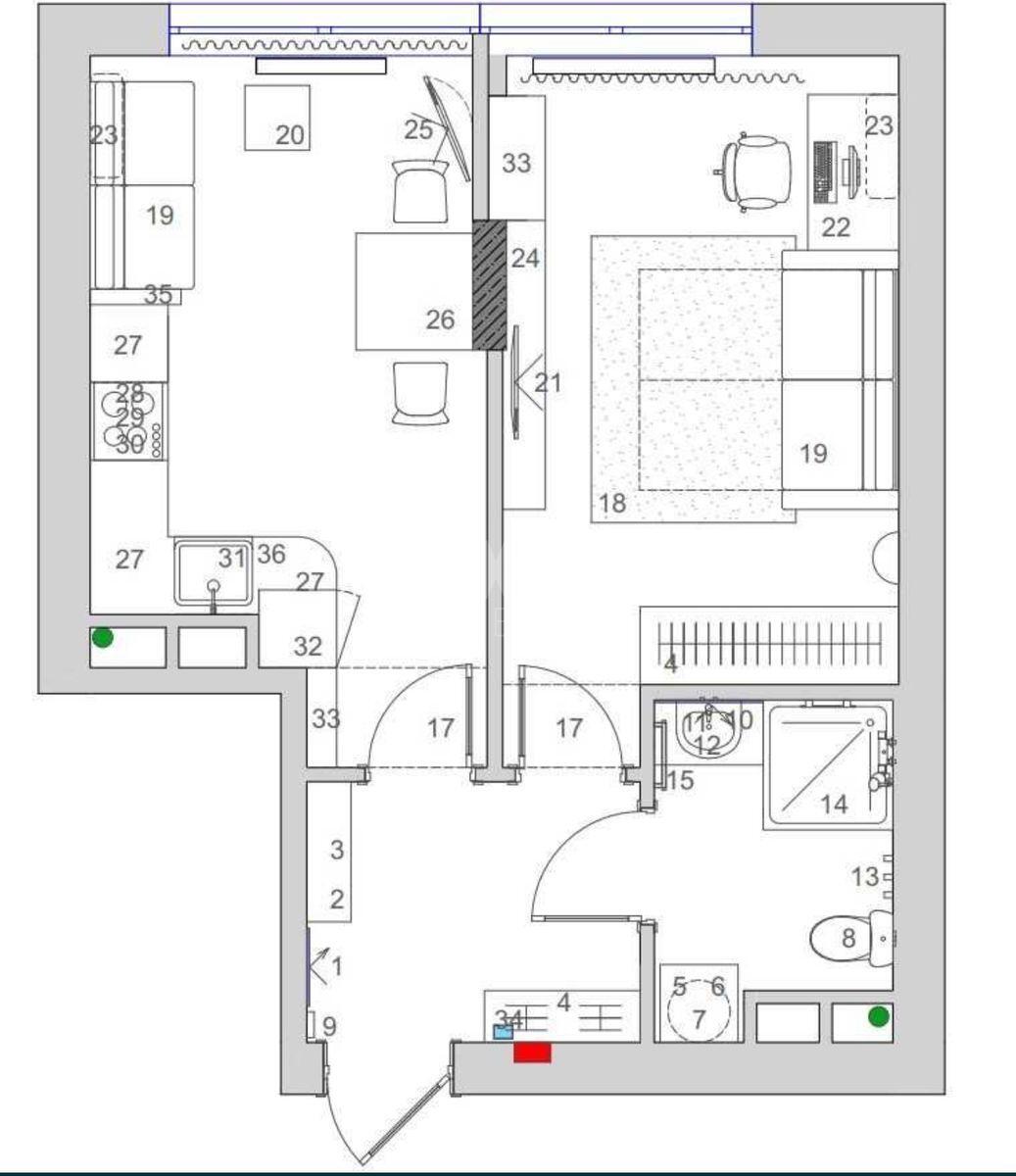 1k apartment pr-t Pravdy 419