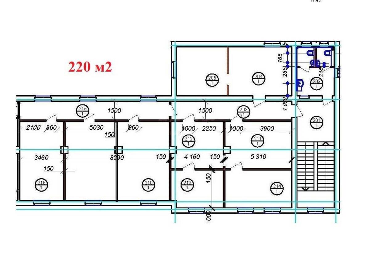 Office vul. Nyzhn'ojurkivs'ka 45, 220m25901112