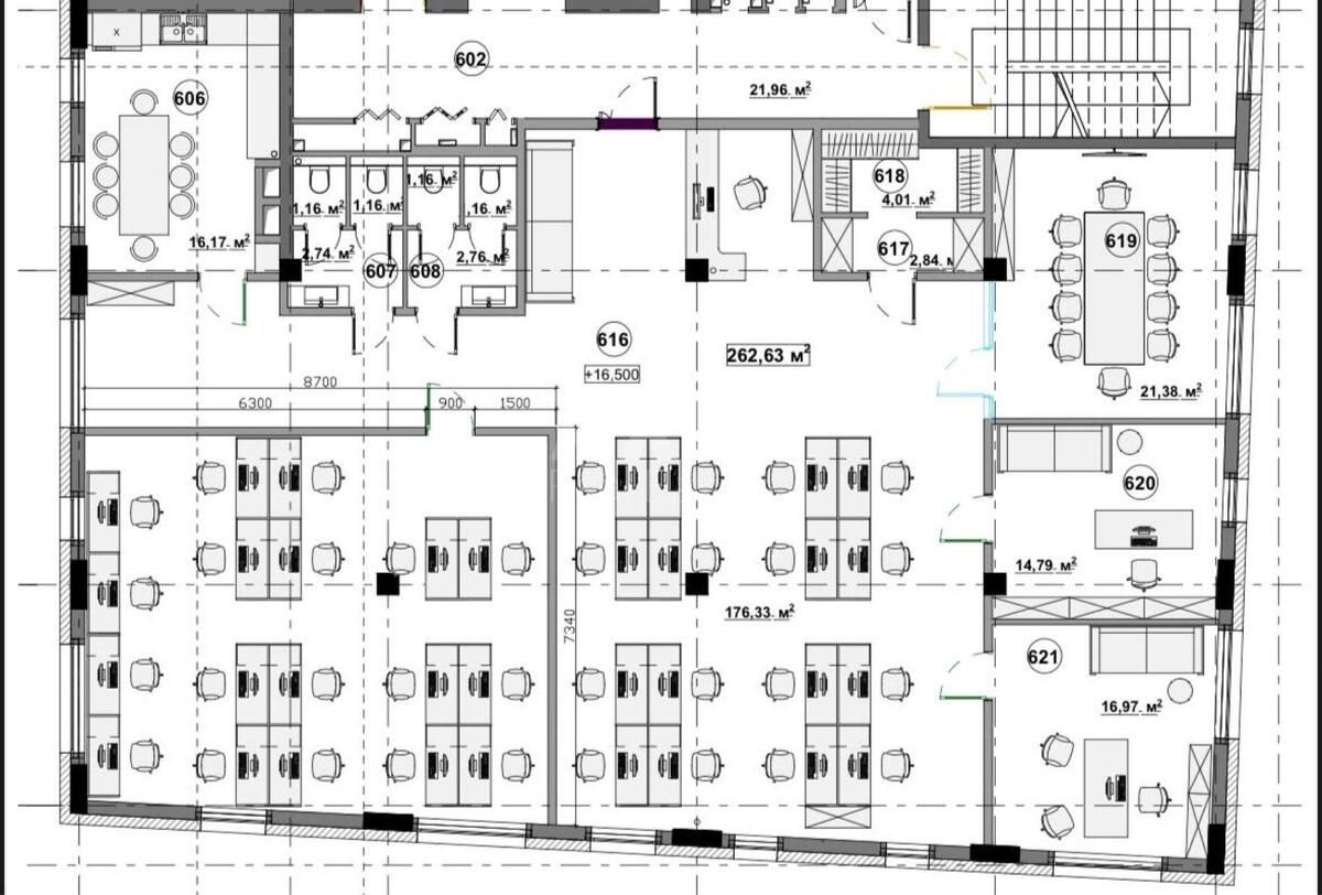 Office vul. Krasylivs'ka 9, 309m2612520