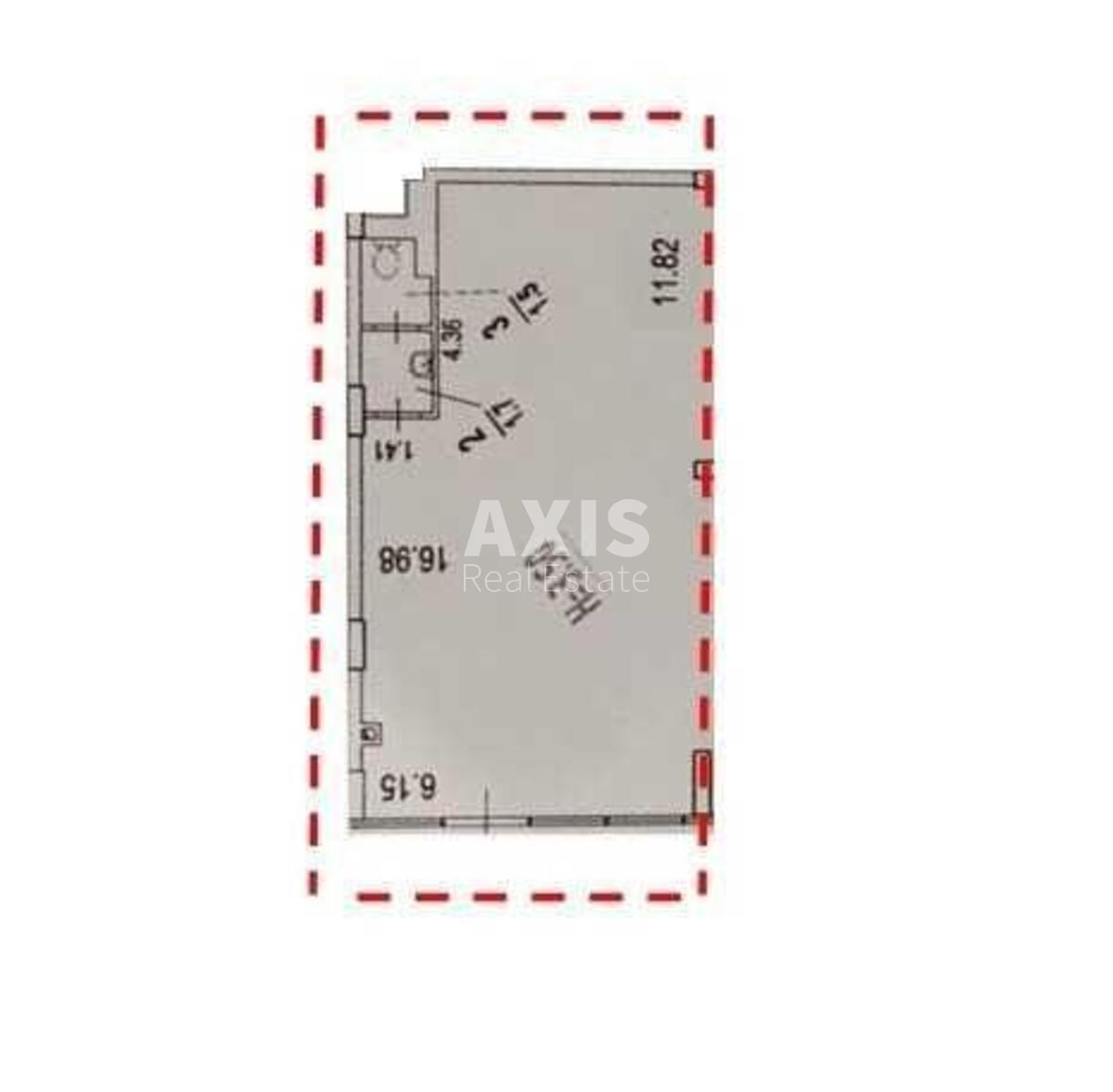 Trade object nab. Dniprovs'ka 15, 70m25