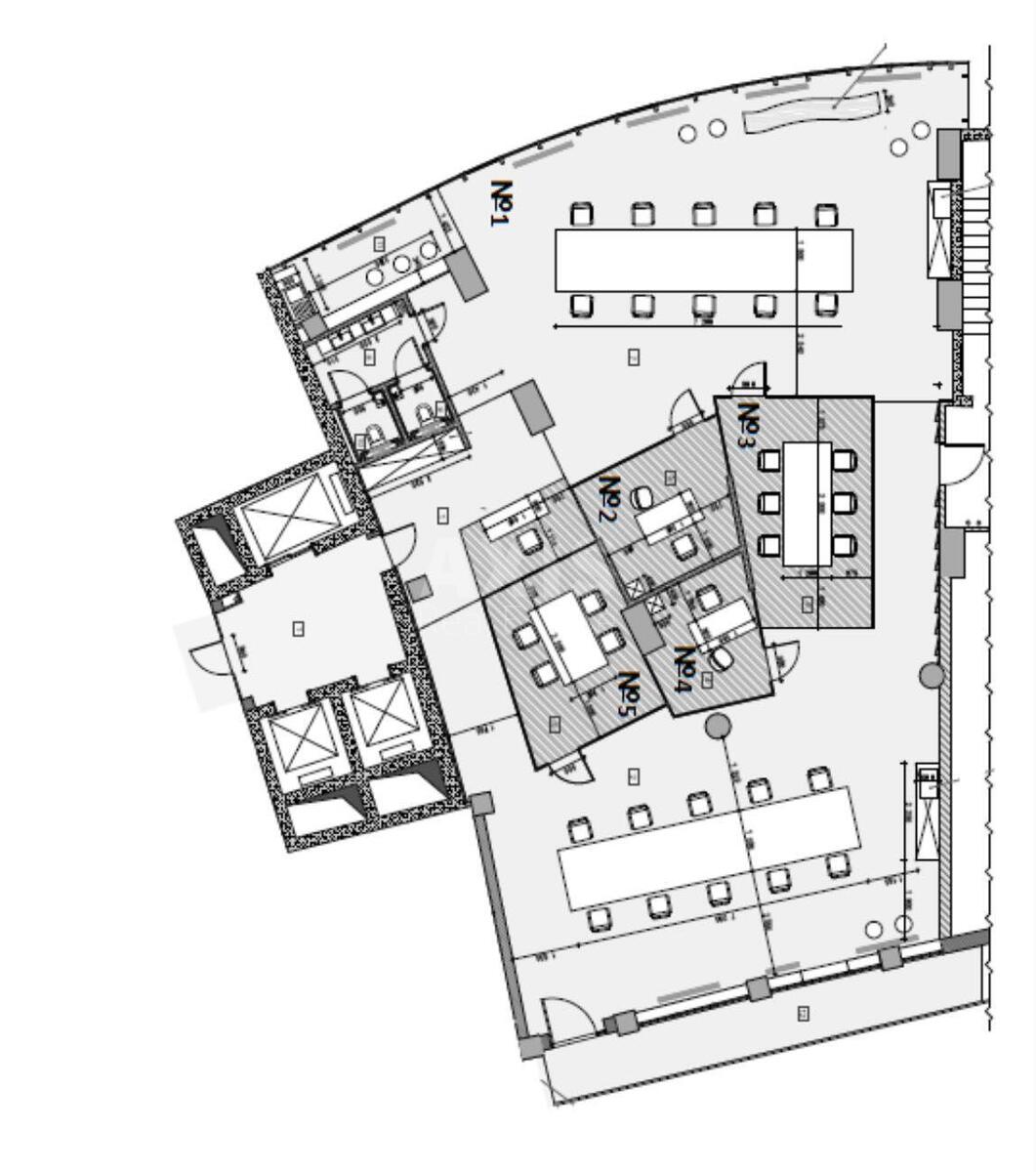 Office vul. Jevgena Konoval'cja 36Д, 308m2576464