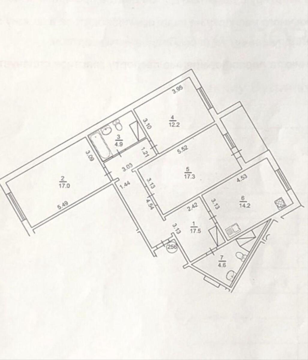 3k apartment vul. Urlivs'ka 366197215