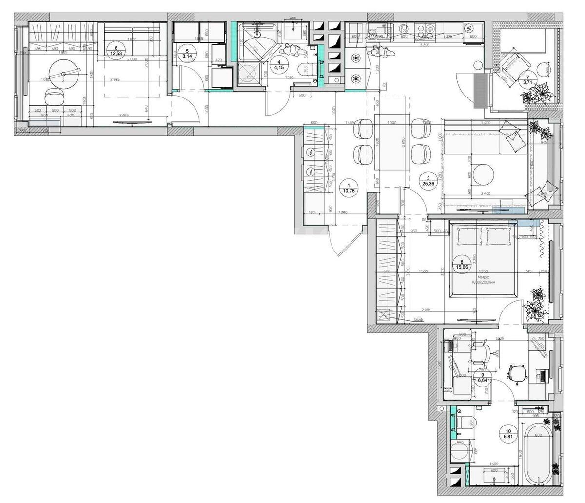 3k apartment vul. Hohlovyh Sim'i' 85477515
