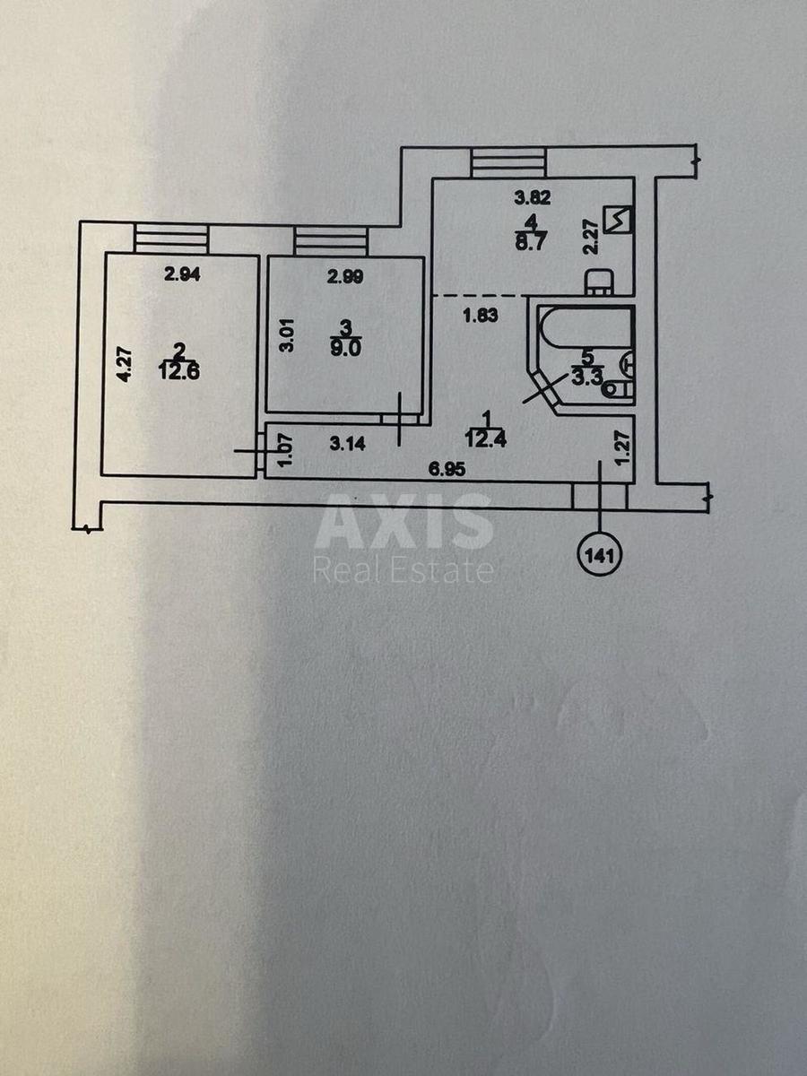 2k apartment vul. Sadovs'kogo Mykoly 1210