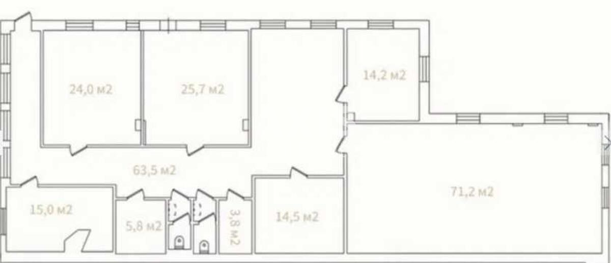 Office vul. Mezhygirs'ka 87А, 250m2483107