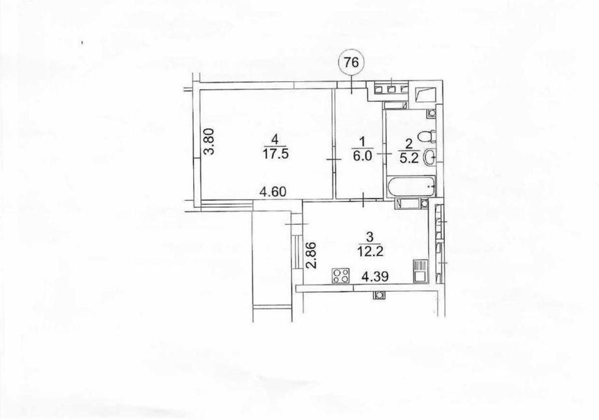1k apartment pr-t Povitroflots'kyj 566