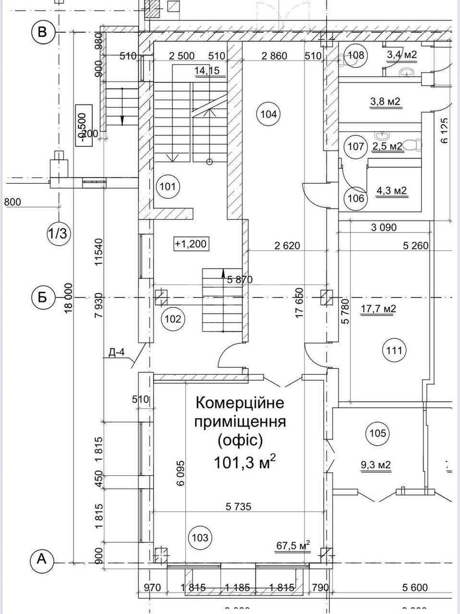 Об'єкт торгівлі вул. Машинобудівна 41, 101м2600321