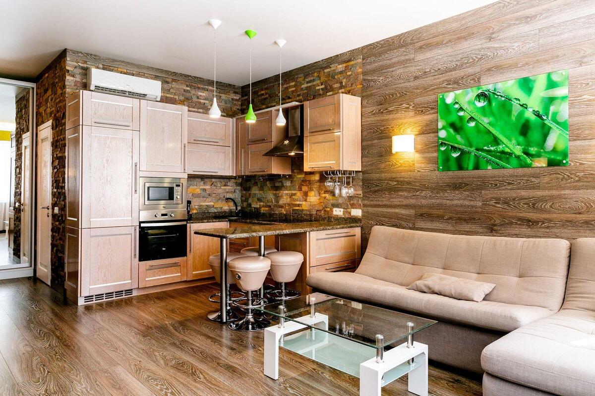 1k apartment nab. Dniprovs'ka 14588820