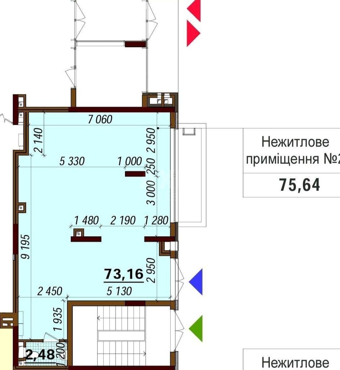Объект торговли ул. Александра Олеся 2А, 76м2546161