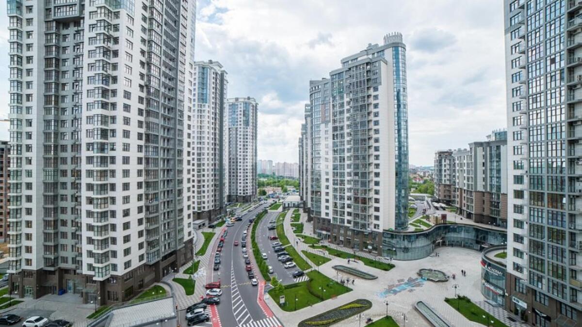 3k apartment vul. Dragomyrova Myhajla 18