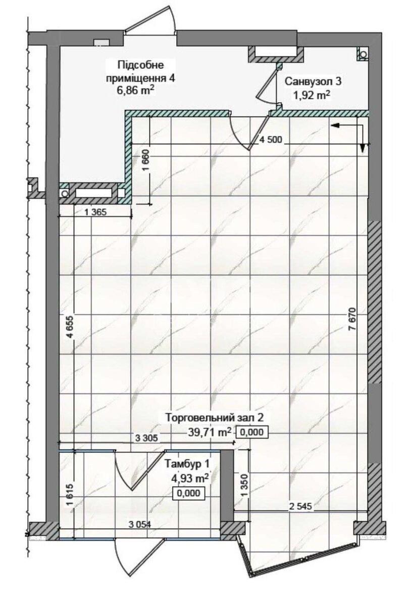 Объект торговли ул. Драгоманова 2А, 53м2534629