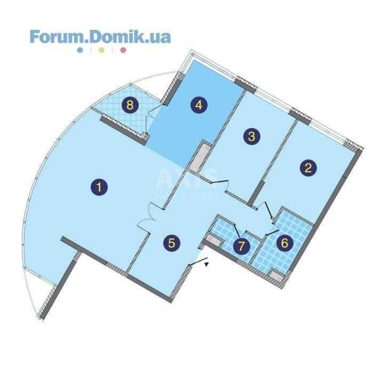 3k apartment vul. Zarichna 17