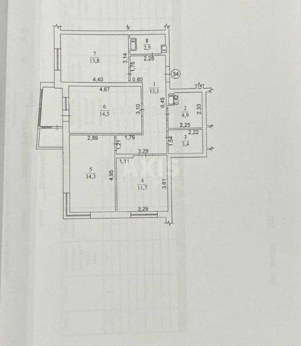 3k apartment vul. Grechka Marshala 10М7