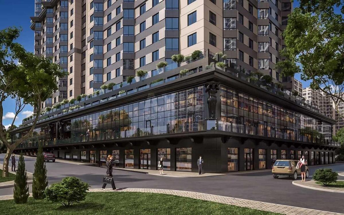 Office vul. Dragomyrova Myhajla 1/20, 98m2