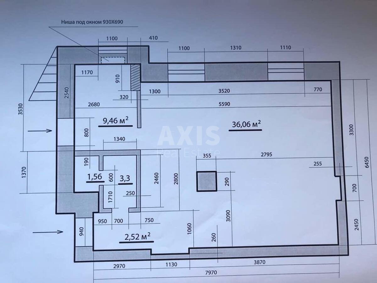 Office vul. Kruglouniversytets'ka 7, 52m29