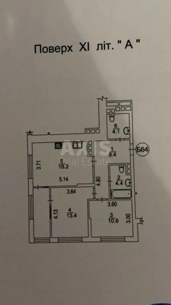 2к квартира наб. Днепровская 20А575532