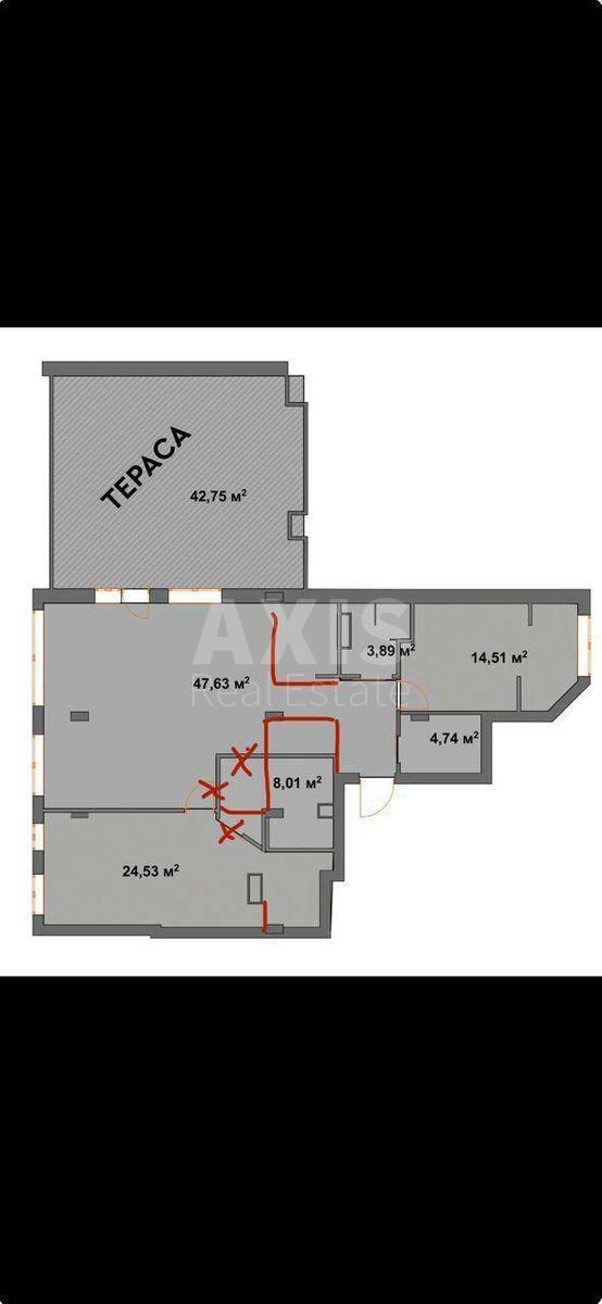 3k apartment vul. Rodyny Kistjakivs'kyh 2А1