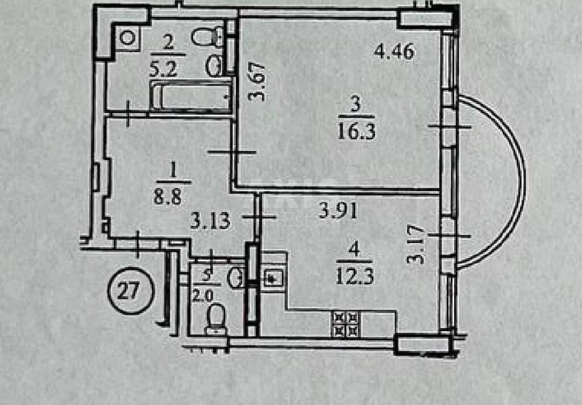 2k apartment vul. Ernsta Fedora 16В4