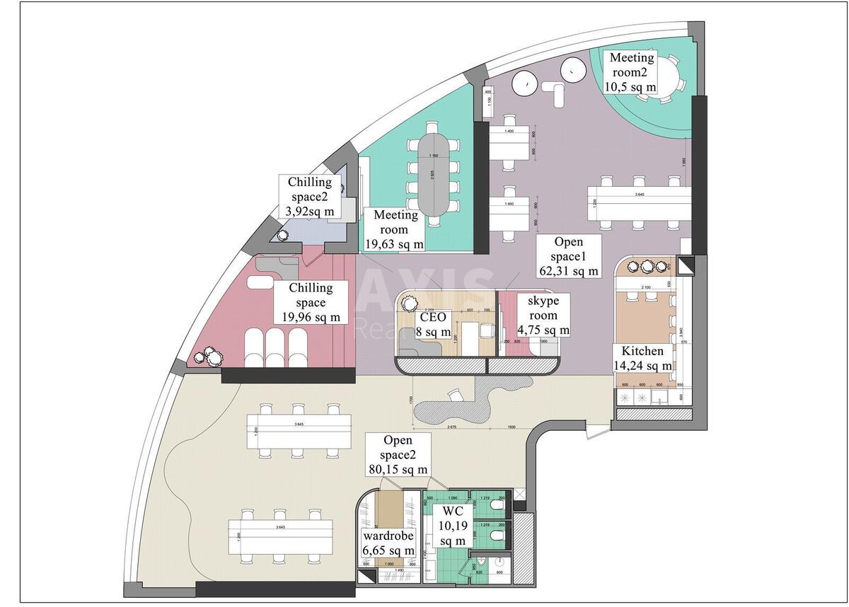 Office uzv. Klovs'kyj 7, 248m26077616