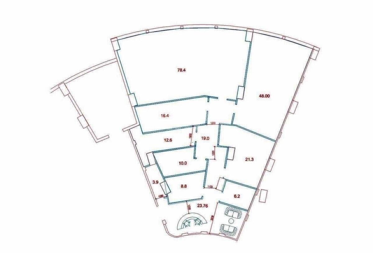 Trade object vul. Jevgena Konoval'cja 36Д, 258m26084915