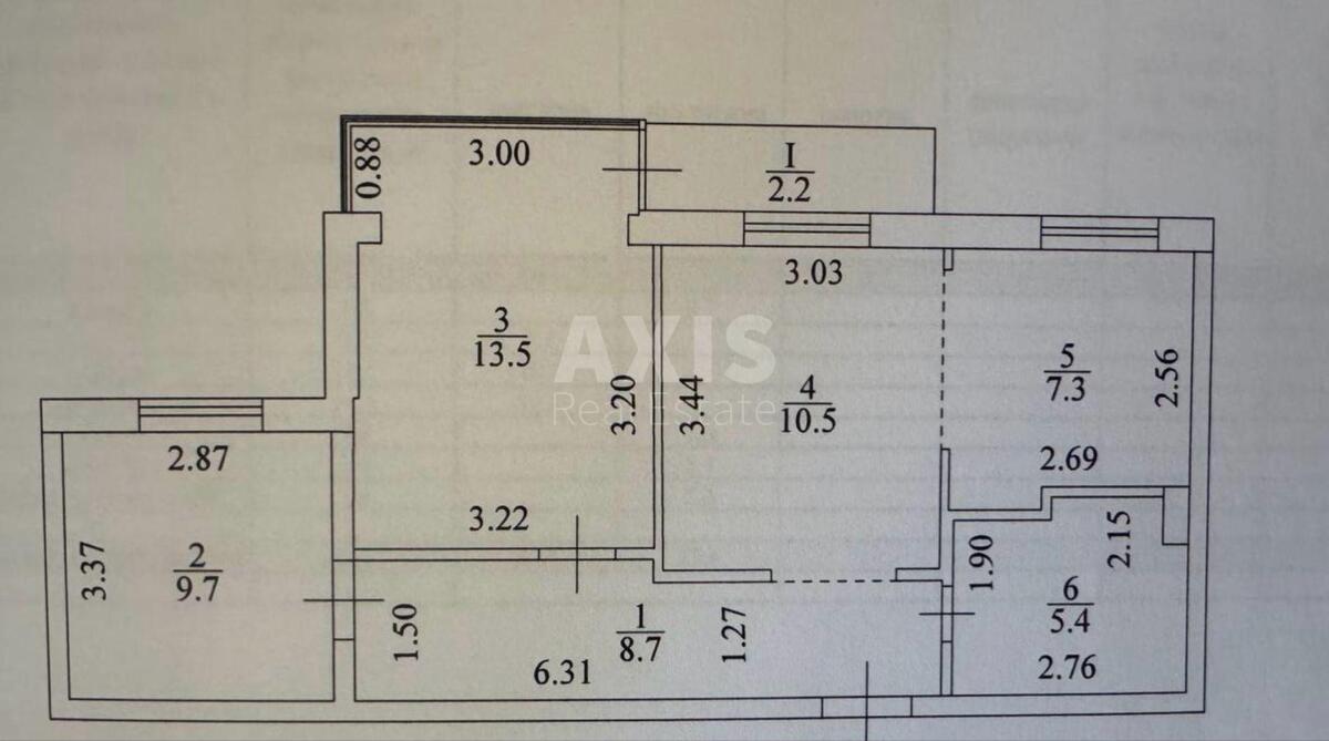 3k apartment vul. Sholom-Alejhema 13А5710612