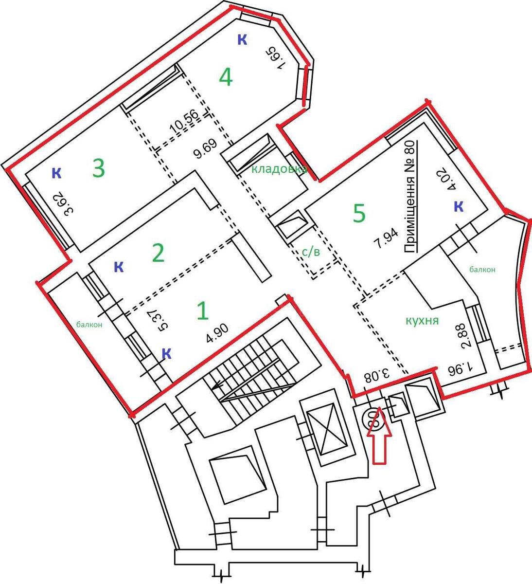 Объект торговли ул. Большая Васильковская 9/2, 161м2618812