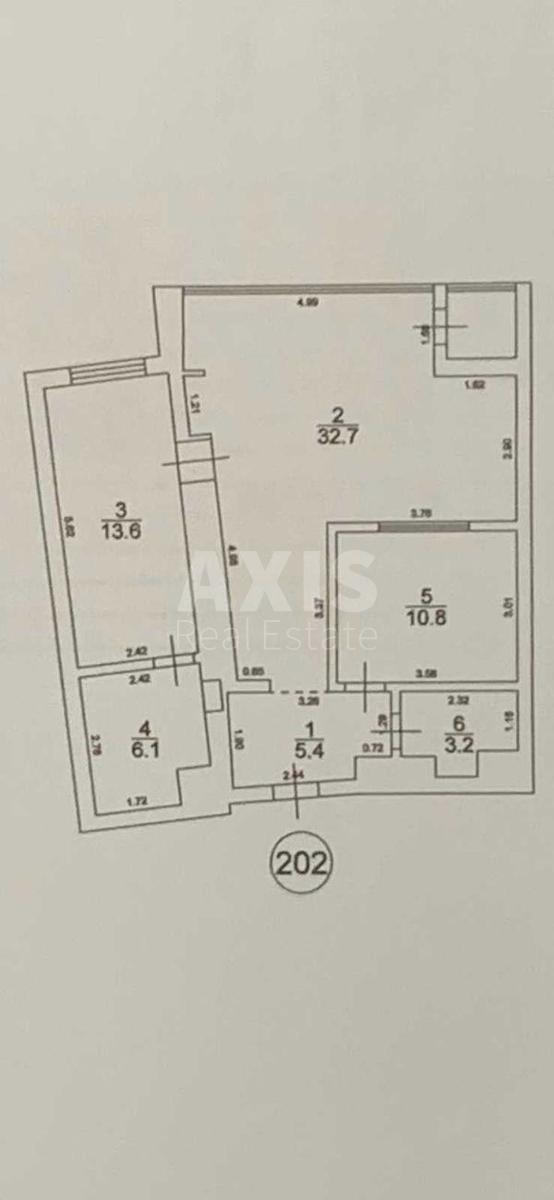1k apartment vul. Glybochyc'ka 139