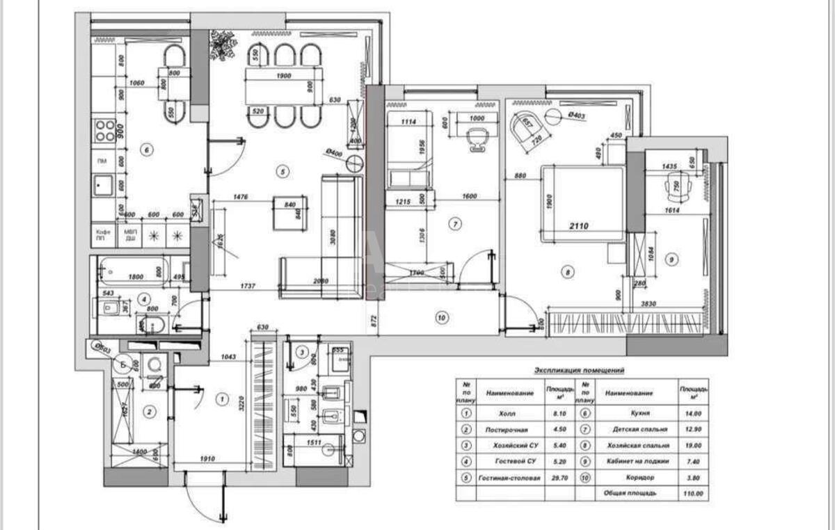 3k apartment pr-t Lobanovs'kogo 4Б12