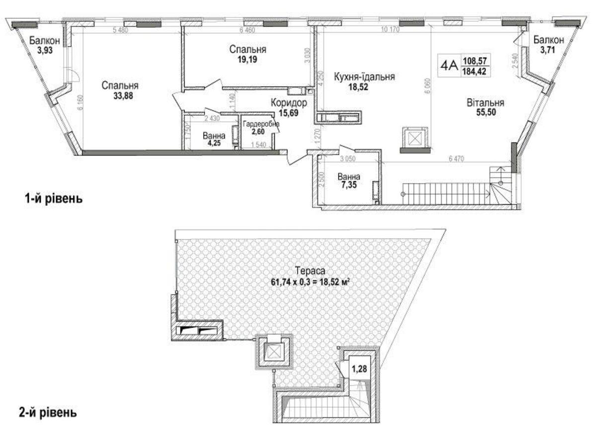 5k apartment vul. Kudrjavs'ka 456206012