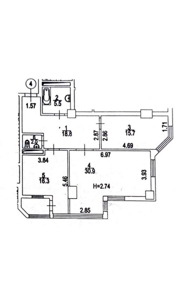 Office vul. Get'mana Vadyma 1В, 90m2607566