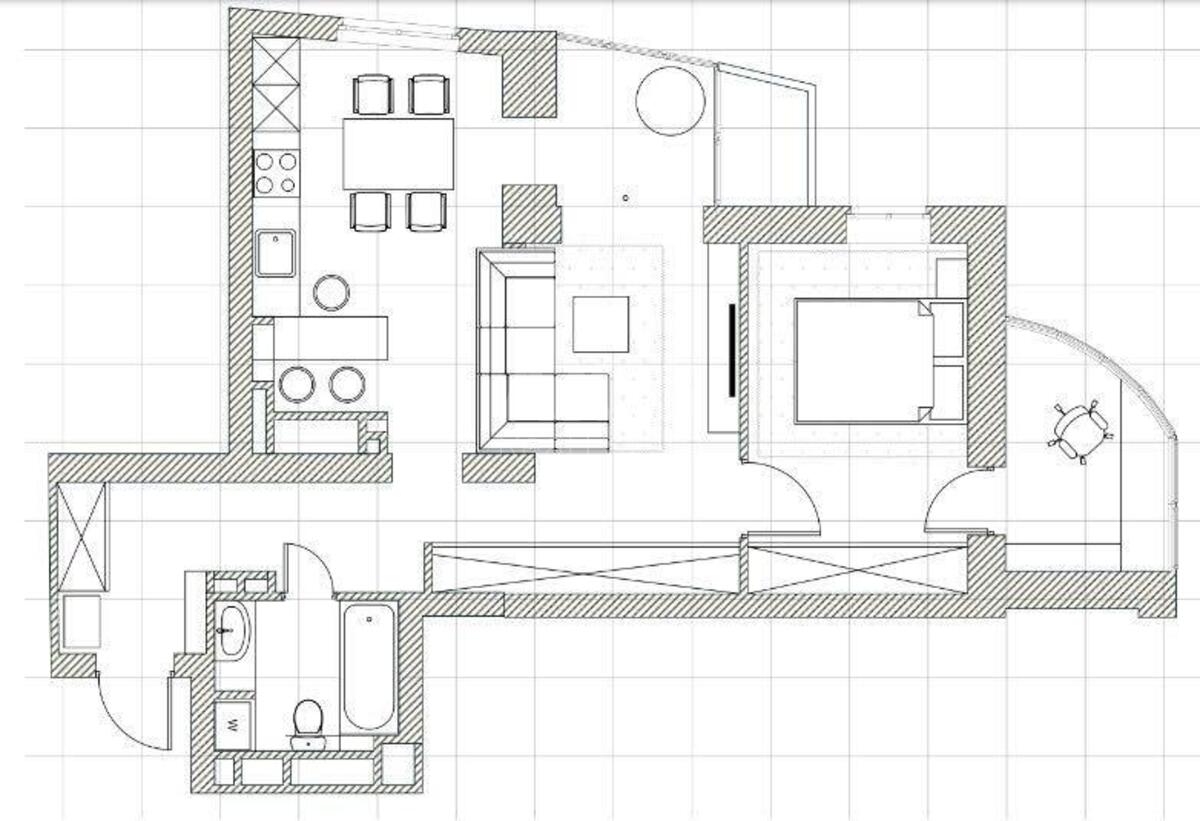 1k apartment bul. Lesi Ukrai'nky 76259530