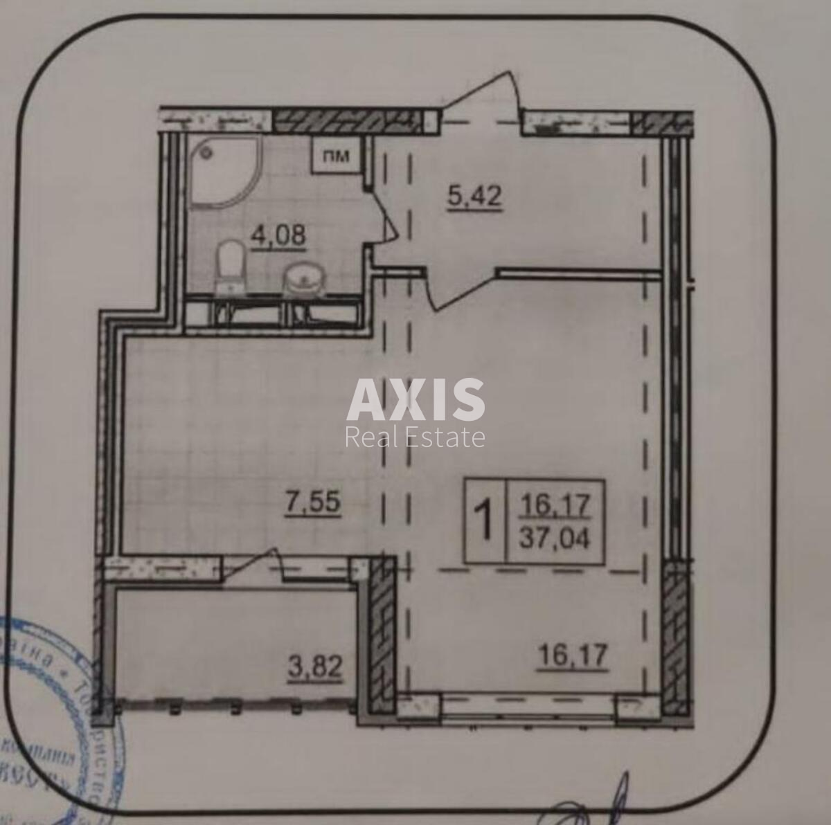 1к квартира ул. Тираспольская 52а5