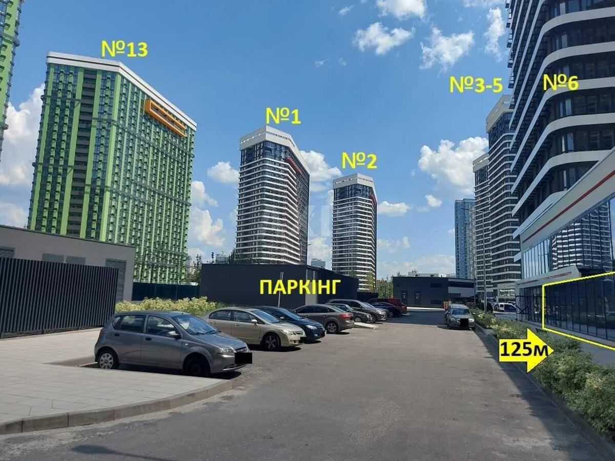 Trade object nab. Dniprovs'ka 15, 125m20