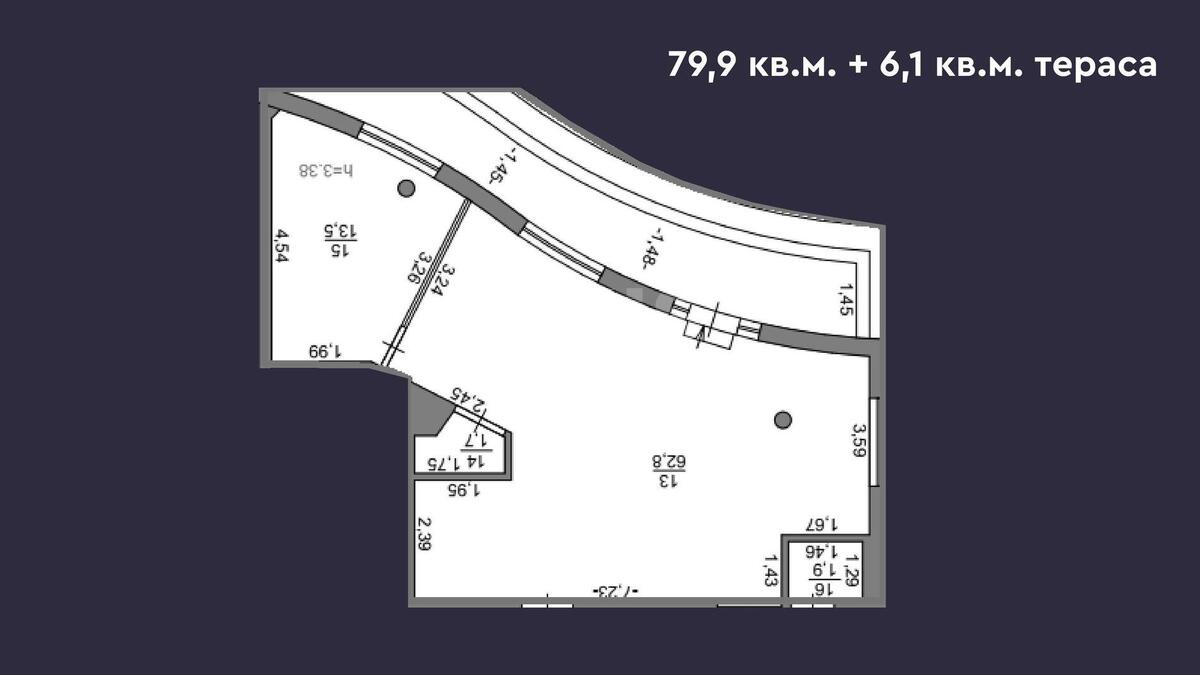 Офис ул. Гайдара 58/10, 96м2562193