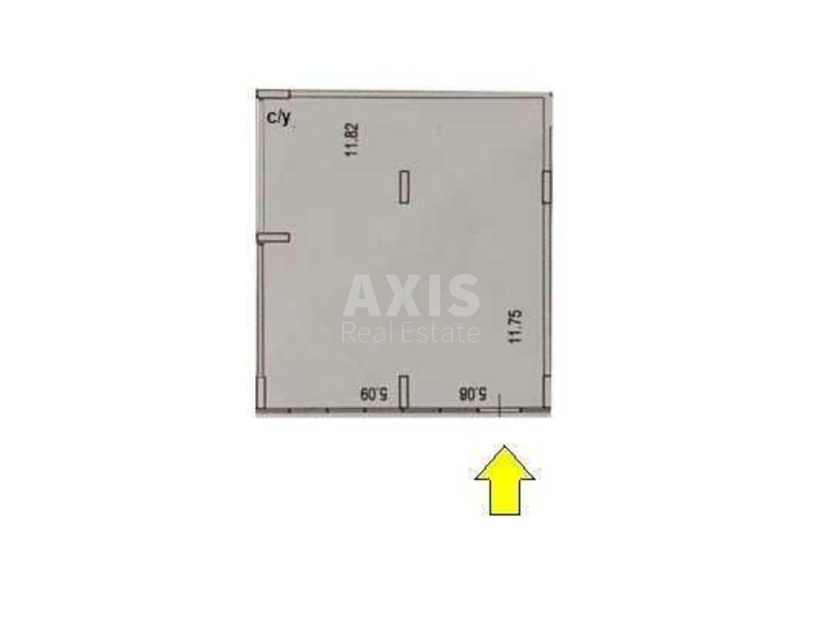 Trade object nab. Dniprovs'ka 15, 125m21